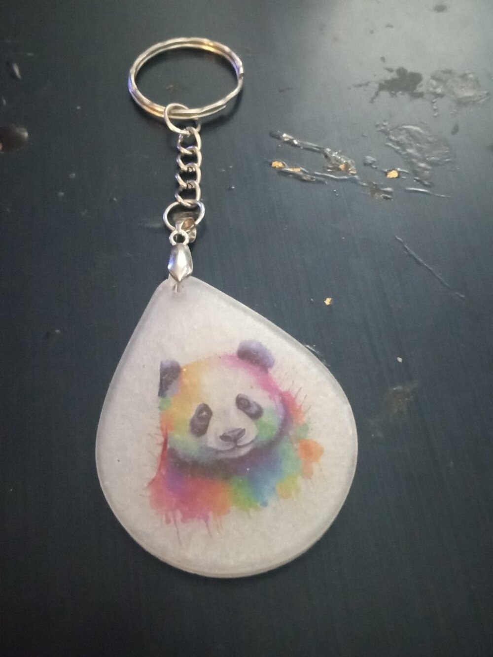 Handmade Panda Bear Keychain